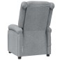 vidaXL Sillón de masaje tela gris claro vidaXL Sillón de masaje tela gris claro