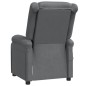 vidaXL Sillón de masaje de cuero sintético gris antracita vidaXL Sillón de masaje de cuero sintético gris antracita