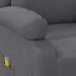 vidaXL Sillón de masaje de cuero sintético gris antracita vidaXL Sillón de masaje de cuero sintético gris antracita