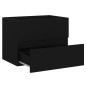 vidaXL Mueble con lavabo madera de ingeniería negro vidaXL Mueble con lavabo madera de ingeniería negro