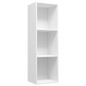 vidaXL Estantería de libros/mueble TV madera contrachapada 36x30x114cm vidaXL Estantería de libros/mueble TV madera contrachapada 36x30x114cm