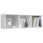 vidaXL Estantería de libros/mueble TV madera contrachapada 36x30x114cm vidaXL Estantería de libros/mueble TV madera contrachapada 36x30x114cm