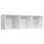 vidaXL Estantería de libros/mueble TV madera contrachapada 36x30x114cm vidaXL Estantería de libros/mueble TV madera contrachapada 36x30x114cm