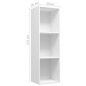 vidaXL Estantería de libros/mueble TV madera contrachapada 36x30x114cm vidaXL Estantería de libros/mueble TV madera contrachapada 36x30x114cm