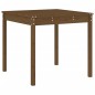 vidaXL Mesa y sillas de jardín 3 pzas madera maciza pino marrón miel vidaXL Mesa y sillas de jardín 3 pzas madera maciza pino marrón miel