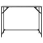vidaXL Escritorio madera ingeniería y acero Sonoma gris 100x45x76 cm vidaXL Escritorio madera ingeniería y acero Sonoma gris 100x45x76 cm