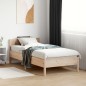 vidaXL Estructura de cama con cabecero madera maciza pino 90x190 cm vidaXL Estructura de cama con cabecero madera maciza pino 90x190 cm