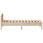 vidaXL Estructura de cama con cabecero madera maciza pino 90x190 cm vidaXL Estructura de cama con cabecero madera maciza pino 90x190 cm