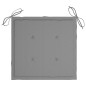 vidaXL Sillas apilables de jardín 6 uds madera de teca con cojines vidaXL Sillas apilables de jardín 6 uds madera de teca con cojines