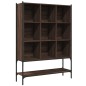 vidaXL Estantería madera de ingeniería marrón roble 102x30x141,5 cm vidaXL Estantería madera de ingeniería marrón roble 102x30x141,5 cm