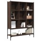vidaXL Estantería madera de ingeniería marrón roble 102x30x141,5 cm vidaXL Estantería madera de ingeniería marrón roble 102x30x141,5 cm