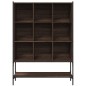vidaXL Estantería madera de ingeniería marrón roble 102x30x141,5 cm vidaXL Estantería madera de ingeniería marrón roble 102x30x141,5 cm