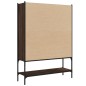 vidaXL Estantería madera de ingeniería marrón roble 102x30x141,5 cm vidaXL Estantería madera de ingeniería marrón roble 102x30x141,5 cm