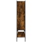 vidaXL Estantería madera de ingeniería roble ahumado 102x30x141,5 cm