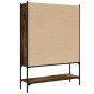 vidaXL Estantería madera de ingeniería roble ahumado 102x30x141,5 cm
