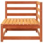 vidaXL Sofá esquinero jardín madera maciza pino marrón cera 70x70x67cm vidaXL Sofá esquinero jardín madera maciza pino marrón cera 70x70x67cm