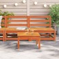 vidaXL Sofás jardín sin reposabrazos 2 uds madera marrón 70x70x67 cm vidaXL Sofás jardín sin reposabrazos 2 uds madera marrón 70x70x67 cm