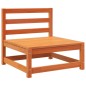 vidaXL Sofás jardín sin reposabrazos 2 uds madera marrón 70x70x67 cm vidaXL Sofás jardín sin reposabrazos 2 uds madera marrón 70x70x67 cm