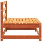 vidaXL Sofás jardín sin reposabrazos 2 uds madera marrón 70x70x67 cm vidaXL Sofás jardín sin reposabrazos 2 uds madera marrón 70x70x67 cm