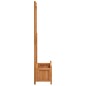 vidaXL Jardinera con enrejado de madera maciza de abeto marrón vidaXL Jardinera con enrejado de madera maciza de abeto marrón