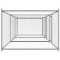 vidaXL Jaula de perros con puertas acero galvanizado gris 6x2x1,5 m vidaXL Jaula de perros con puertas acero galvanizado gris 6x2x1,5 m