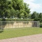 vidaXL Jaula de perros con puerta acero galvanizado gris 10x2x1,5 m vidaXL Jaula de perros con puerta acero galvanizado gris 10x2x1,5 m