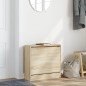 vidaXL Zapatero de madera de ingeniería roble Sonoma 60x21x57 cm