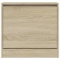 vidaXL Zapatero de madera de ingeniería roble Sonoma 60x21x57 cm