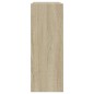 vidaXL Zapatero de madera de ingeniería roble Sonoma 60x21x57 cm