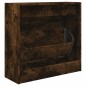 vidaXL Zapatero de madera de ingeniería roble ahumado 60x21x57 cm vidaXL Zapatero de madera de ingeniería roble ahumado 60x21x57 cm