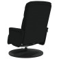 vidaXL Sillón reclinable de masaje con reposapiés terciopelo negro vidaXL Sillón reclinable de masaje con reposapiés terciopelo negro