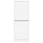 vidaXL Zapatero de madera de ingeniería blanco 60x21x163,5 cm vidaXL Zapatero de madera de ingeniería blanco 60x21x163,5 cm