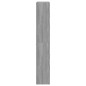 vidaXL Zapatero de madera de ingeniería gris Sonoma 60x21x125,5 cm