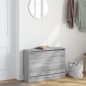 vidaXL Zapatero de madera de ingeniería gris Sonoma 80x21x57 cm vidaXL Zapatero de madera de ingeniería gris Sonoma 80x21x57 cm