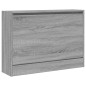 vidaXL Zapatero de madera de ingeniería gris Sonoma 80x21x57 cm vidaXL Zapatero de madera de ingeniería gris Sonoma 80x21x57 cm