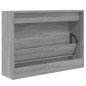 vidaXL Zapatero de madera de ingeniería gris Sonoma 80x21x57 cm vidaXL Zapatero de madera de ingeniería gris Sonoma 80x21x57 cm
