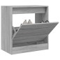 vidaXL Zapatero de madera de ingeniería gris Sonoma 60x34x63,5 cm vidaXL Zapatero de madera de ingeniería gris Sonoma 60x34x63,5 cm