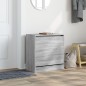 vidaXL Zapatero de madera de ingeniería gris Sonoma 60x34x63,5 cm vidaXL Zapatero de madera de ingeniería gris Sonoma 60x34x63,5 cm