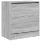 vidaXL Zapatero de madera de ingeniería gris Sonoma 60x34x63,5 cm vidaXL Zapatero de madera de ingeniería gris Sonoma 60x34x63,5 cm