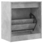 vidaXL Zapatero de madera de ingeniería gris hormigón 60x34x63,5 cm vidaXL Zapatero de madera de ingeniería gris hormigón 60x34x63,5 cm