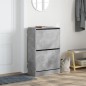 vidaXL Zapatero de madera de ingeniería gris hormigón 60x34x96,5 cm vidaXL Zapatero de madera de ingeniería gris hormigón 60x34x96,5 cm