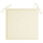 vidaXL Sillas apilables de jardín 8 uds madera de teca con cojines vidaXL Sillas apilables de jardín 8 uds madera de teca con cojines