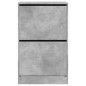 vidaXL Zapatero de madera de ingeniería gris hormigón 60x34x96,5 cm vidaXL Zapatero de madera de ingeniería gris hormigón 60x34x96,5 cm