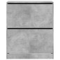 vidaXL Zapatero de madera de ingeniería gris hormigón 80x34x96,5 cm vidaXL Zapatero de madera de ingeniería gris hormigón 80x34x96,5 cm