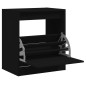 vidaXL Zapatero de madera de ingeniería negro 60x42x69 cm vidaXL Zapatero de madera de ingeniería negro 60x42x69 cm