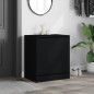 vidaXL Zapatero de madera de ingeniería negro 60x42x69 cm vidaXL Zapatero de madera de ingeniería negro 60x42x69 cm