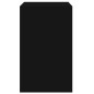 vidaXL Zapatero de madera de ingeniería negro 60x42x69 cm vidaXL Zapatero de madera de ingeniería negro 60x42x69 cm