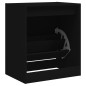 vidaXL Zapatero de madera de ingeniería negro 60x42x69 cm vidaXL Zapatero de madera de ingeniería negro 60x42x69 cm