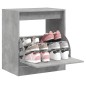vidaXL Mueble zapatero madera contrachapada gris hormigón 70x36x60 cm vidaXL Mueble zapatero madera contrachapada gris hormigón 70x36x60 cm