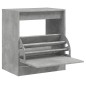 vidaXL Mueble zapatero madera contrachapada gris hormigón 70x36x60 cm vidaXL Mueble zapatero madera contrachapada gris hormigón 70x36x60 cm